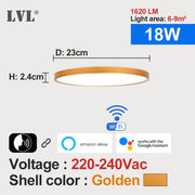 LED Smart Panel Light WiFi App Voice Control Work With Google Home Alexa Echo Ultrathin Surface Mounting LED Panel