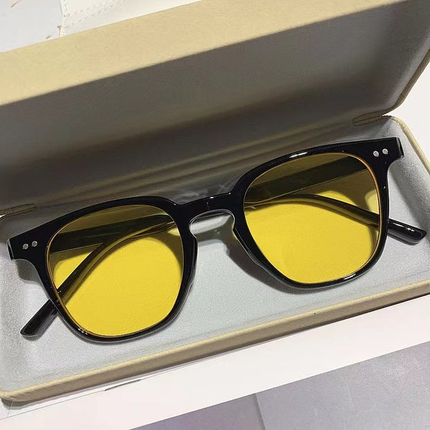 Fashion Vintage Square Sunglasses Women Oversized Sunglass Man Black Glasses UV400 Eyewear Brand Designer Shades Oculos De Sol