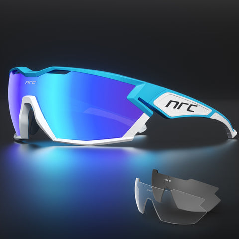 NRC P-Ride Photochromic Glasses man Mountain Bike Sport Cycling Sunglasses MTB