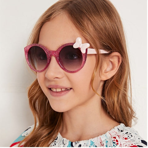 MYT_0307 Gafas de sol para niños, gafas de sol para niños, gafas para bebés para niñas, niños, estudiantes, niños, encantadoras gafas de sol con forma de corazón UV400
